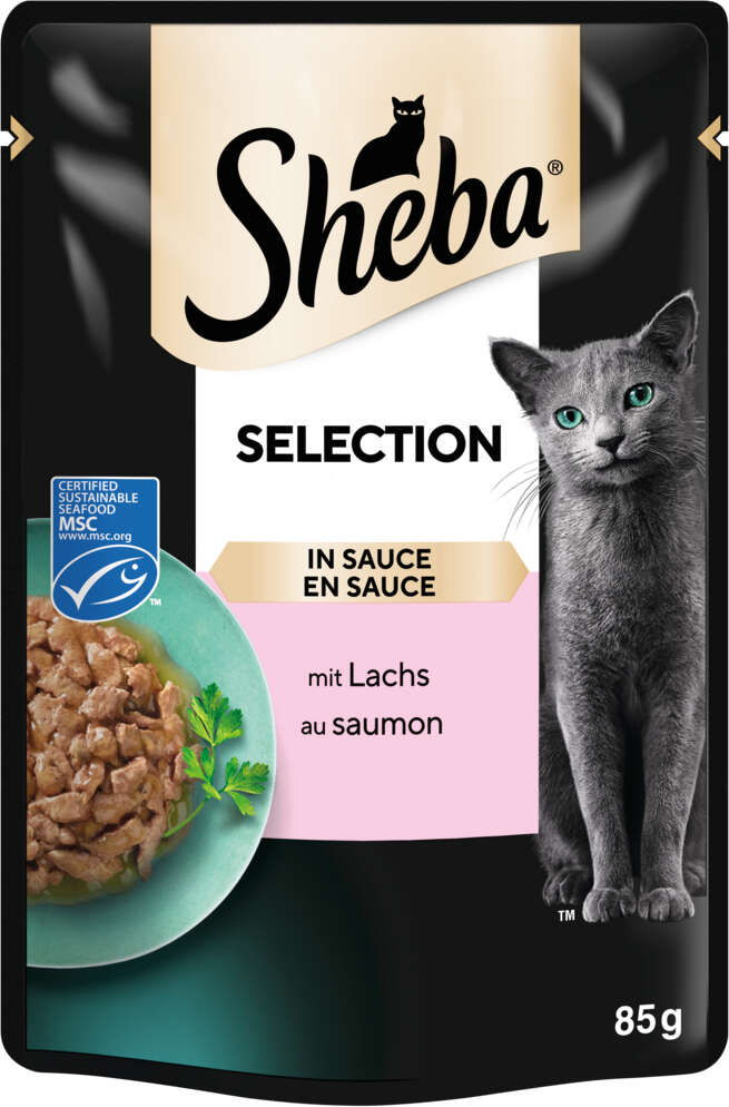 Sheba Katzen-Nassfutter Selection Lachs in Sauce